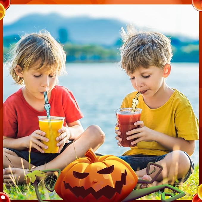 6 Pcs Skull Glass Straw Reusable Straws Shatter Resistant - Image 7