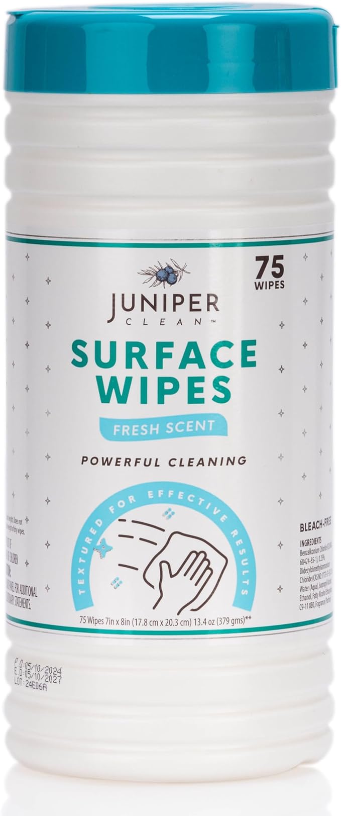 6 Pack Surface Cleaning Wipes Bleach Free, All-Purpose Cleaner - Image 2