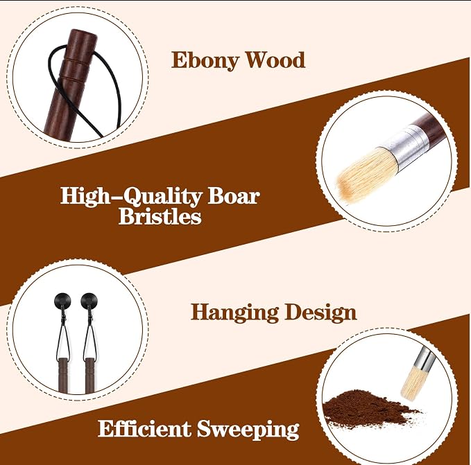 2 Pack Coffee Grinder Cleaning Brush, Espresso Machine Brush - Image 3