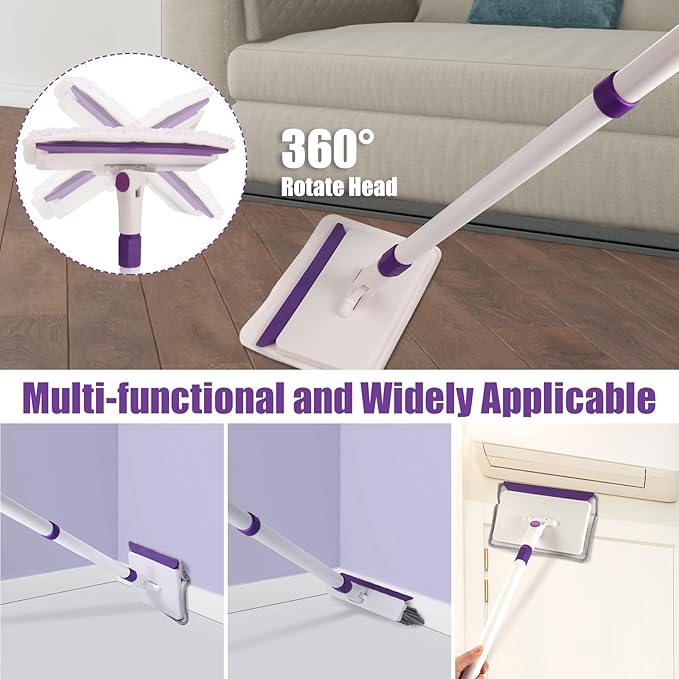 Baseboard Cleaner Tool with Handle, Bathroom Kitchen - Image 4