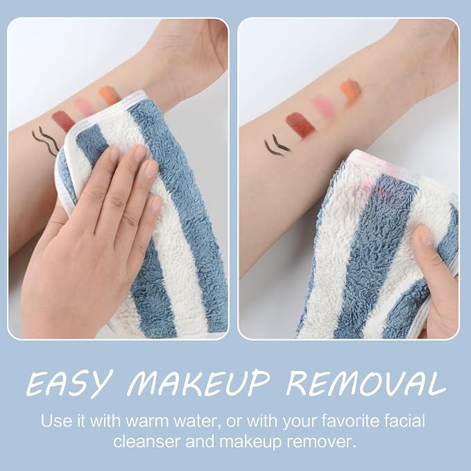 SINLAND Microfiber Facial Cloths Fast Drying Washcloth 8inch x 8inch Absorbent - Image 6