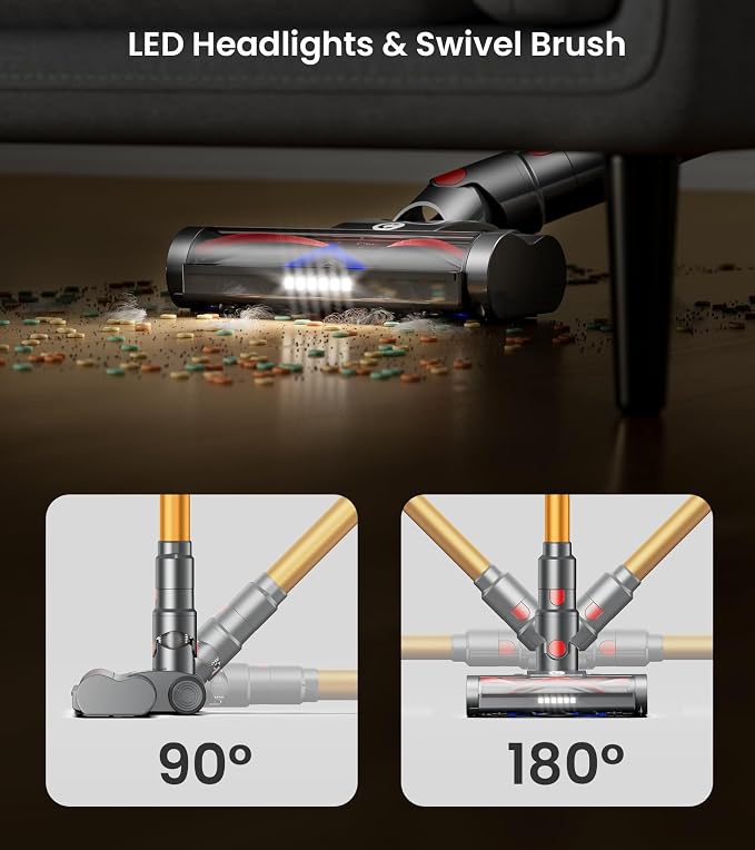 Cordless Vacuum Cleaner, 500W/45Kpa Vacuum Cleaners - Image 7