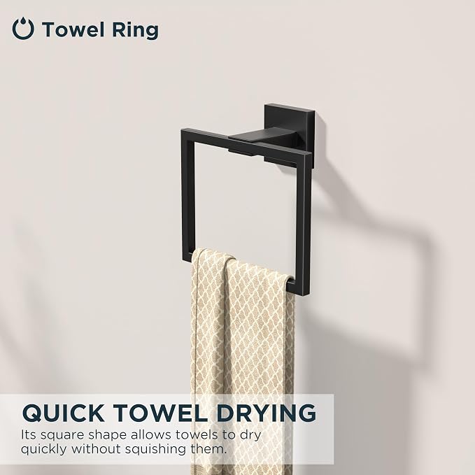 FORIOUS Toilet Paper Holder Set Wall Mount, SUS 304 Stainless Steel Pivoting - Image 4