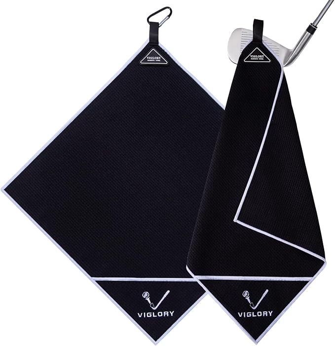 Magnetic Golf Towel for Bag 18" x 18" by VIGLORY