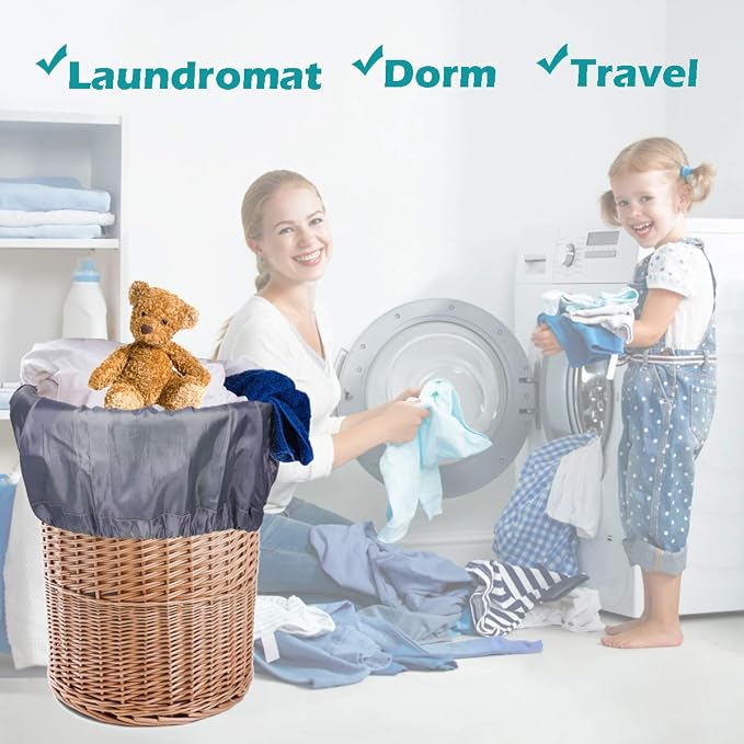 Heavy Duty Laundry Bag 2 Pack XL Nylon Laundry Bags - Image 5