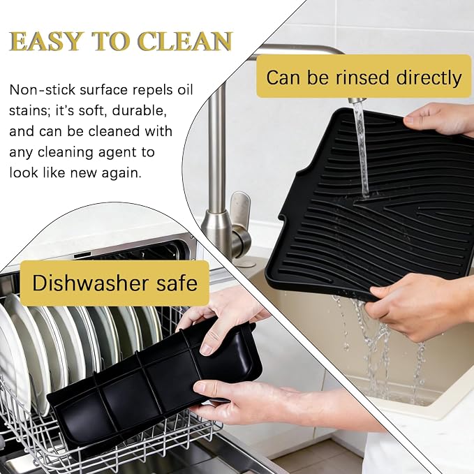 Silicone Drying Mat, Heat-Resistant, Eco-friendly, Hygienic Drying Pad - Image 5