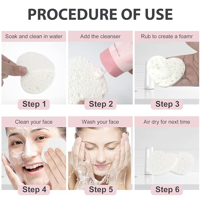 100-Count Compressed Facial Sponges - Image 4