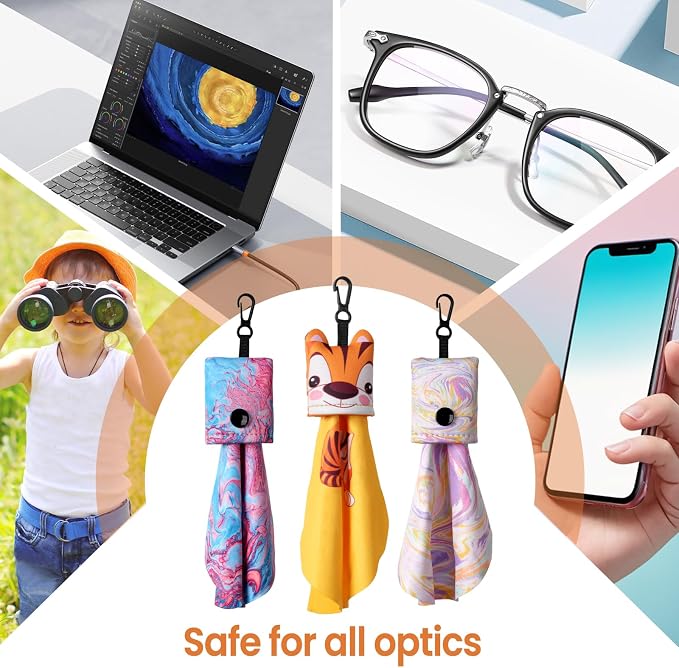 Glasses Cleaning Cloth, Microfiber Cleaning Cloths, Eyeglasses Clean Cloths - Image 2