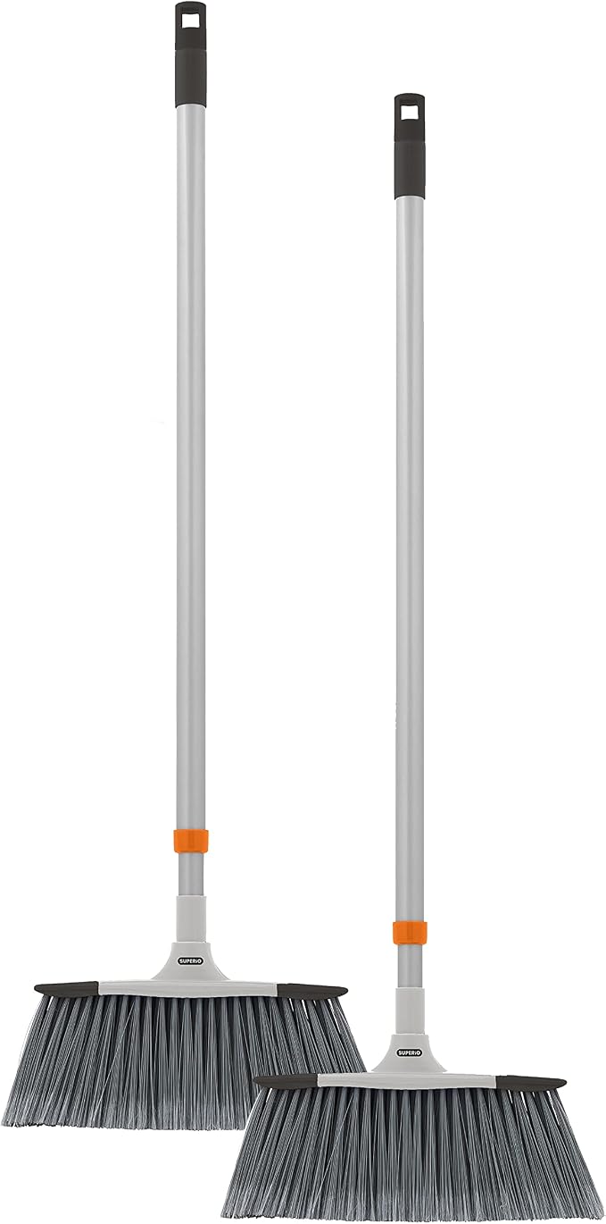 Slim Angle Broom, Heavy Duty Broom, Indoor Brom, Outdoor Angle Broom by Superio