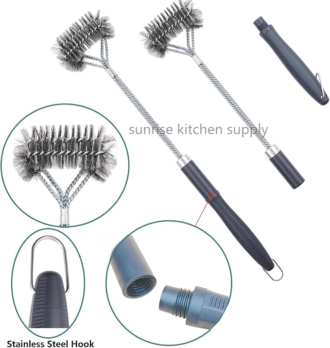 SUNRISE Fryer Brush with Long Handle - Image 8