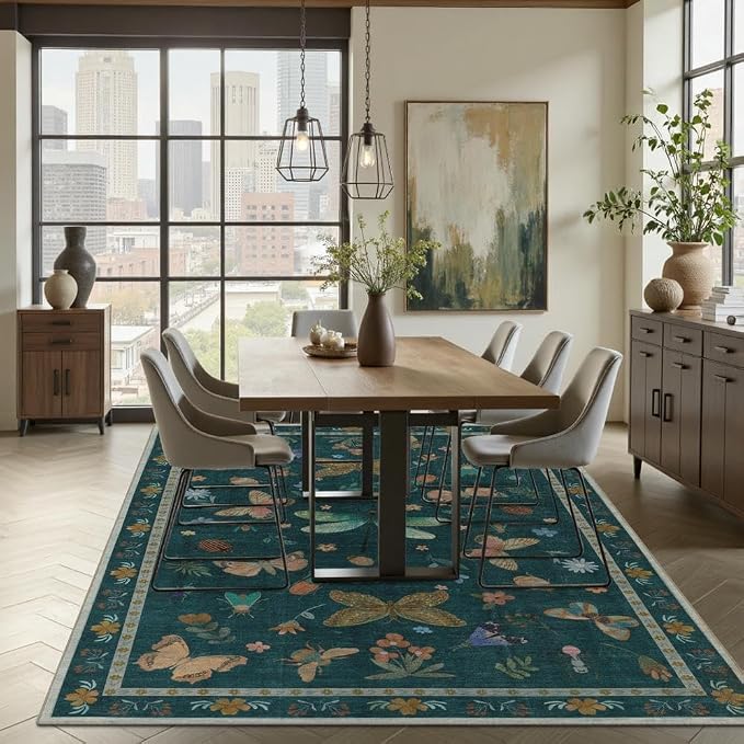 5x7 Washable Area Rugs for Bedroom & Living Room - Image 4