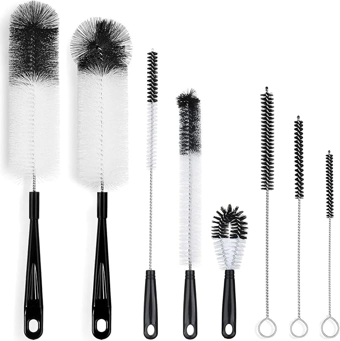 ALINK 8-Pack Bottle Cleaning Brush Set by ALINK