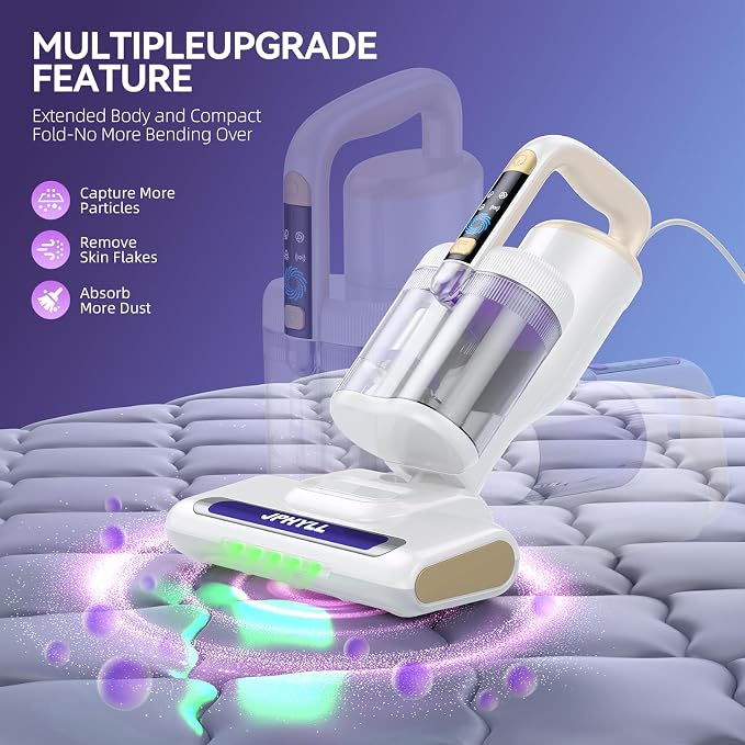 Mattress Vacuum Cleaner, 20Kpa Suction Bed Vacuum Cleaner - Image 6