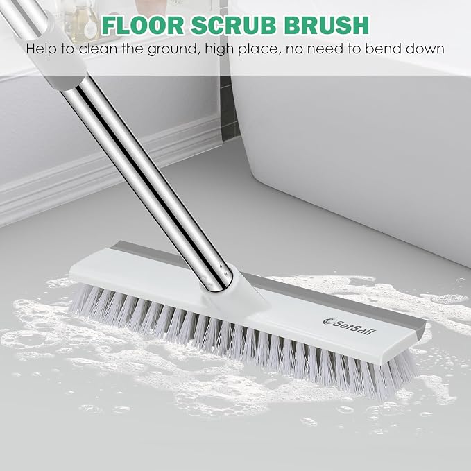 SetSail Upgraded Large 12 in Wide Floor Scrub Brush - Image 6
