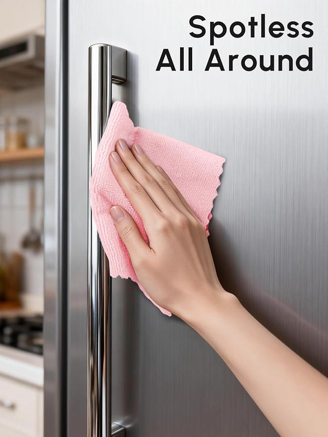 Microfiber Cleaning Cloths Roll, 225 Pack Tear Away Microfiber Towels Roll - Image 5