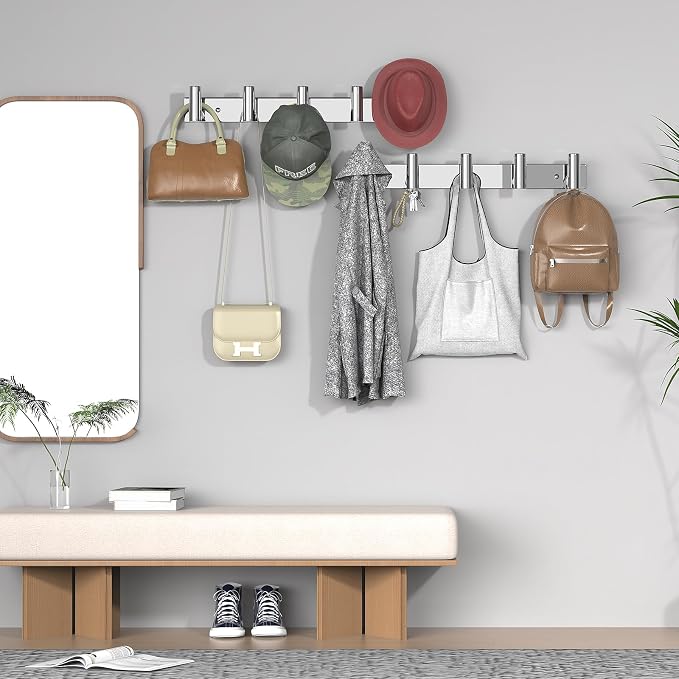 VAEHOLD Hat and Coat Wall Mount Rack - Image 3