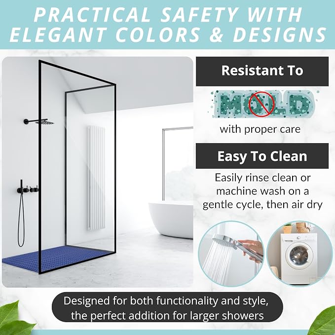 ENKOSI Extra Large Shower Mat Non Slip - Image 5