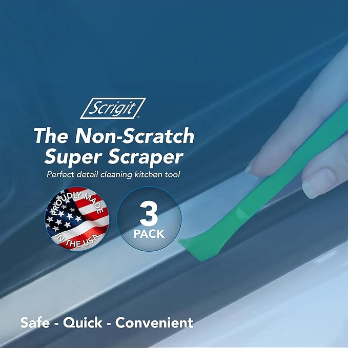 Scrigit Scraper Wide Blade No-Scratch Plastic Scraper Tool, 6 Pack - Image 7