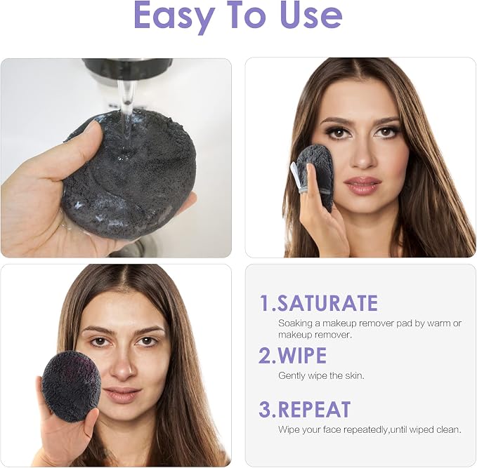SUNLAND Reusable Makeup Remover Pads - Image 4