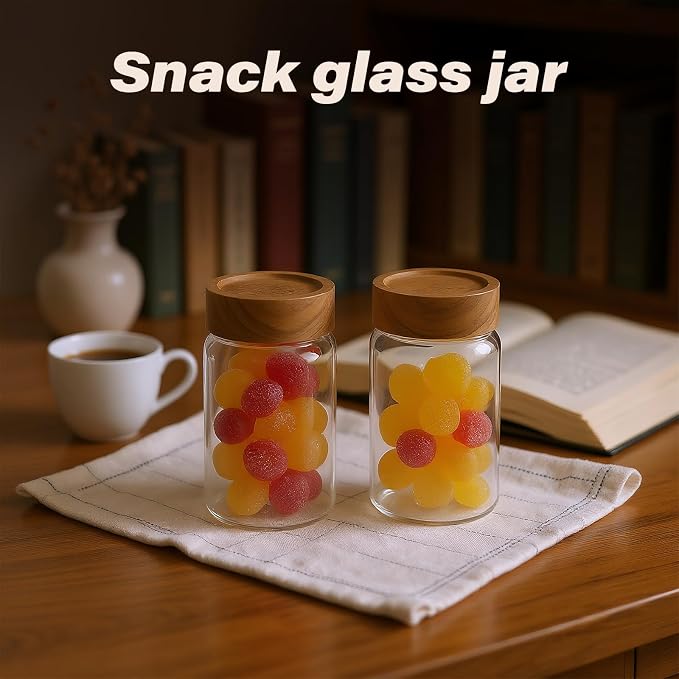 2-Piece 10 oz Food-Grade Glass Mason Jars - Image 5