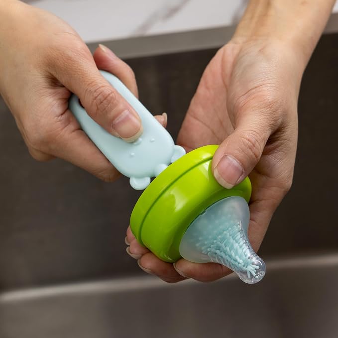 Chemimoso Silicone Spinning Bottle Cleaning Brush, 13.4in Long Handle Water Cup - Image 6