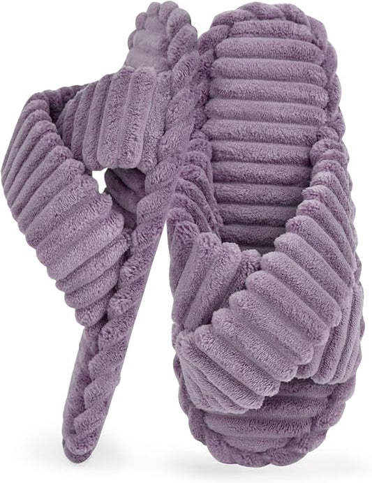 ZOORON Women's Cozy Slippers Crossbands & Durable Foam by ZOORON