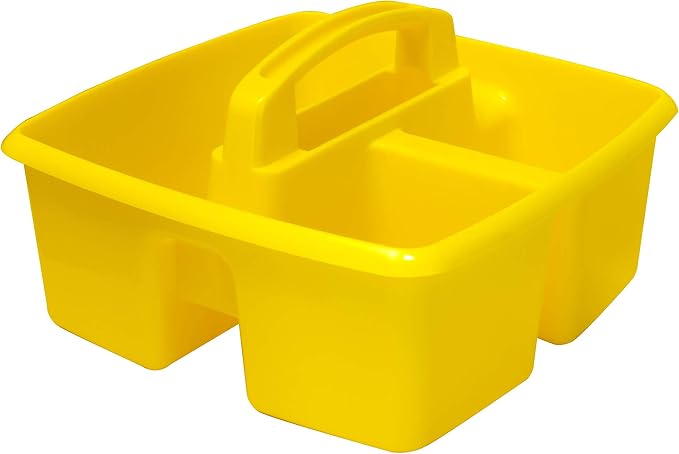 Storex 3-Compartment Small Caddy – Multipurpose Classroom Organizer - Image 3
