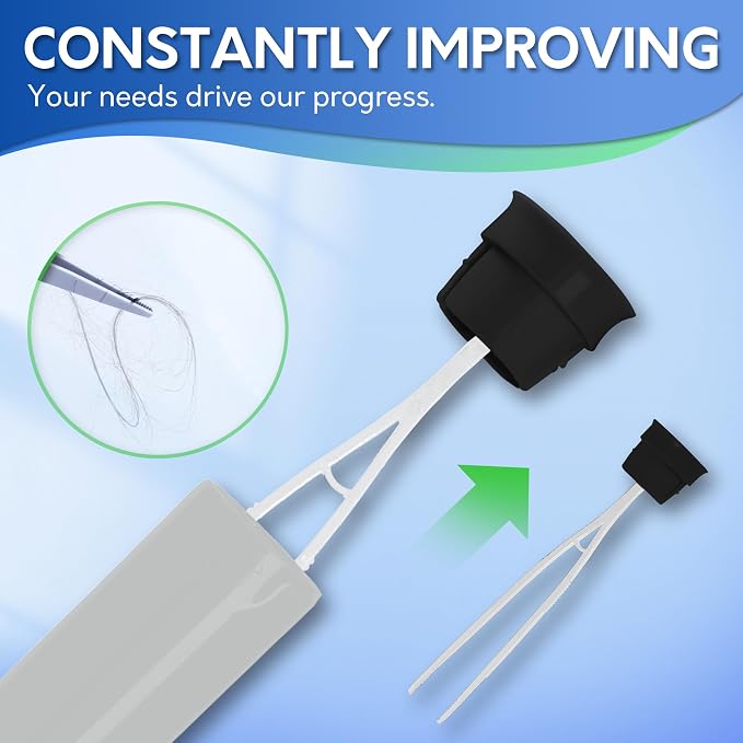 BOOMJOY Toilet Brush and Holder Set, Silicone Toilet Bowl Cleaner Brush - Image 5