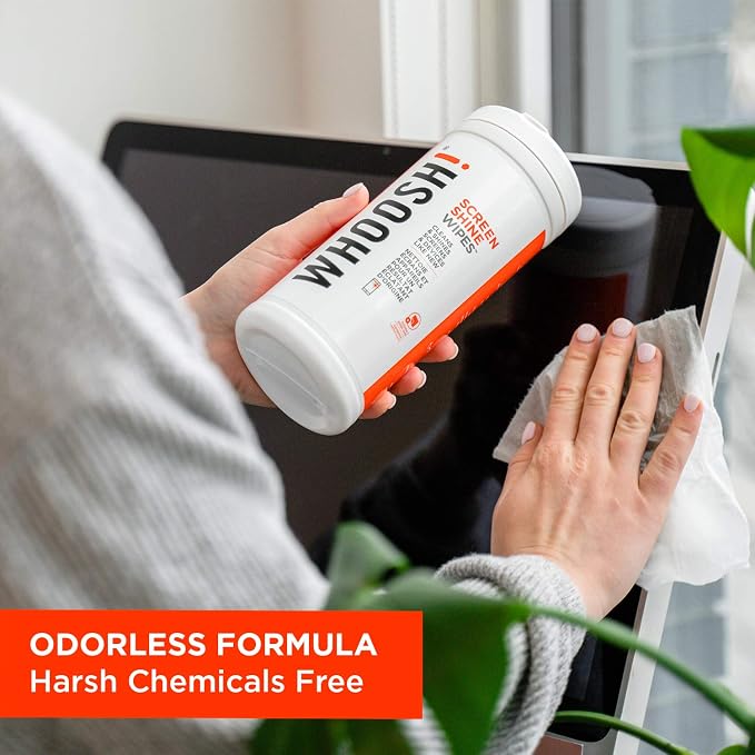 WHOOSH! Screen Shine 90 Count Touch Screen Cleaner Wipes - Image 4