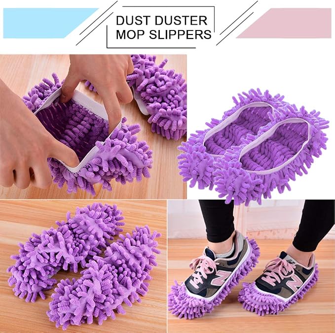 Cosywell 5 Pairs 10 PCS Mop Slippers - Image 3
