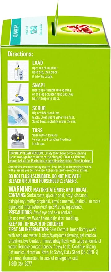 Scotch-Brite Disposable Toilet Scrubber Refills, Removes Rust & Hard Water - Image 12