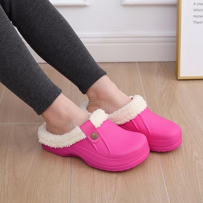 Beslip Classic Fur Lined Clogs Waterproof Winter Fuzzy Slippers - Image 6
