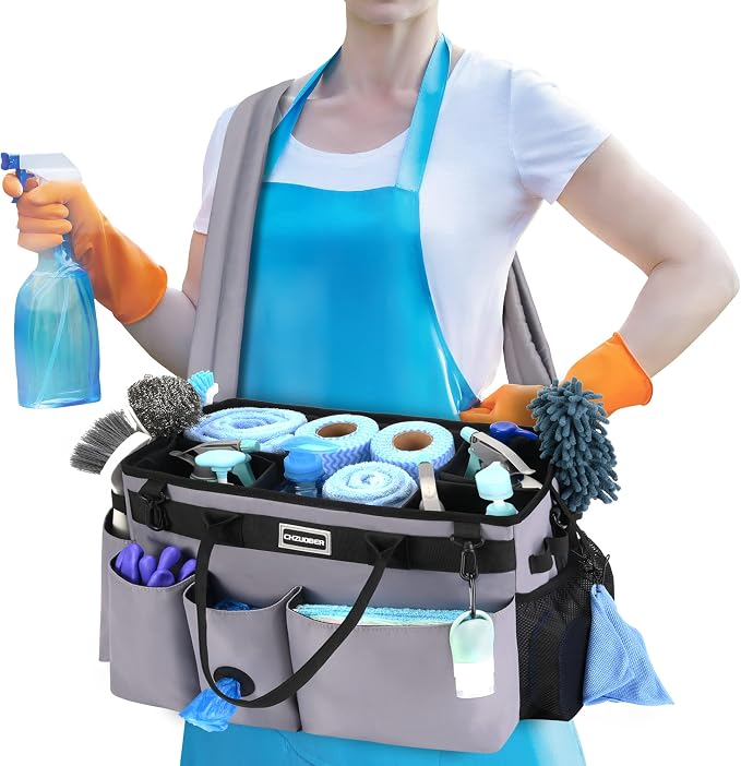 Large Cleaning Caddy Organizer by CHZUOBER