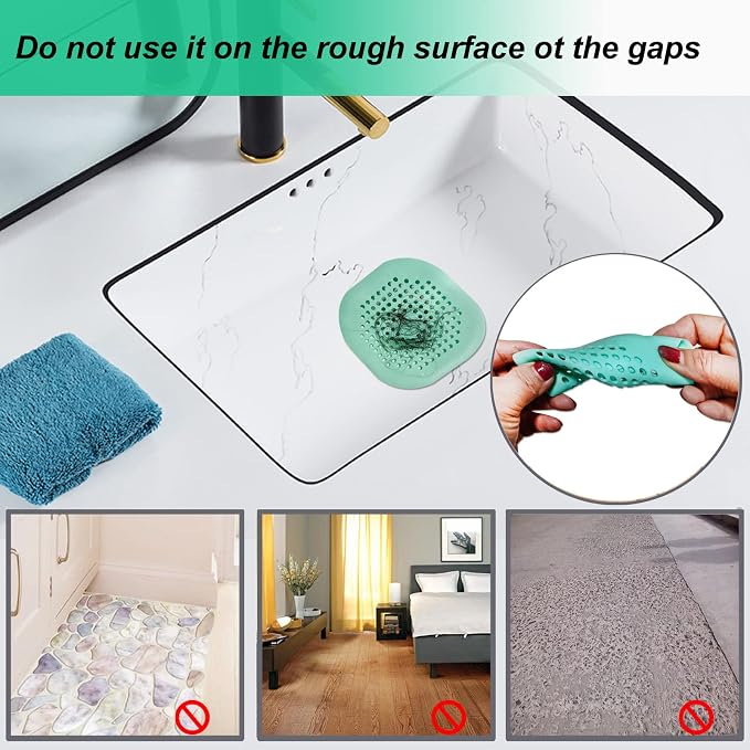 Hair Drain Catcher, Square Drain Cover - Image 2
