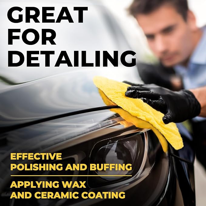 Edgeless Microfiber Towels for Cars – 6pk - Image 5