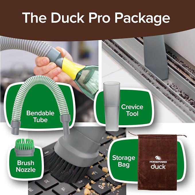 Horsepower Duck Compact Cordless Vacuum, Ultra-Powerful Upgraded Battery - Image 5