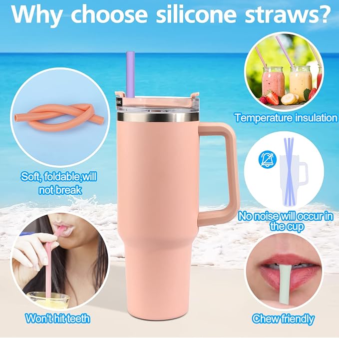 AIERSA 6 Pack Pastel Colors Straw - Image 5