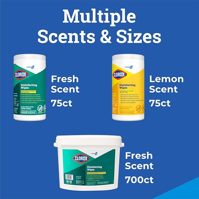CloroxPro Clorox Disinfecting Wipes, Lemon Fresh - Image 9