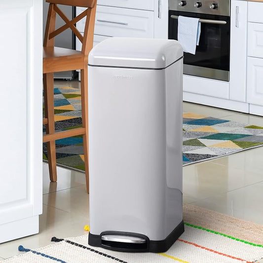 happimess HPM1007C Betty Retro 8-Gallon Step-Open Trash Can - Image 2