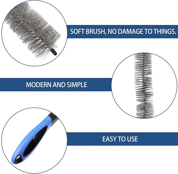 Uonlytech Dust Cleaning Brush Condenser Coil Cleaning Tool Home Radiator - Image 8