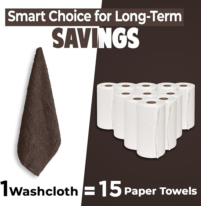 DAN RIVER 24 Pack Wash Cloths for Showering - Image 6