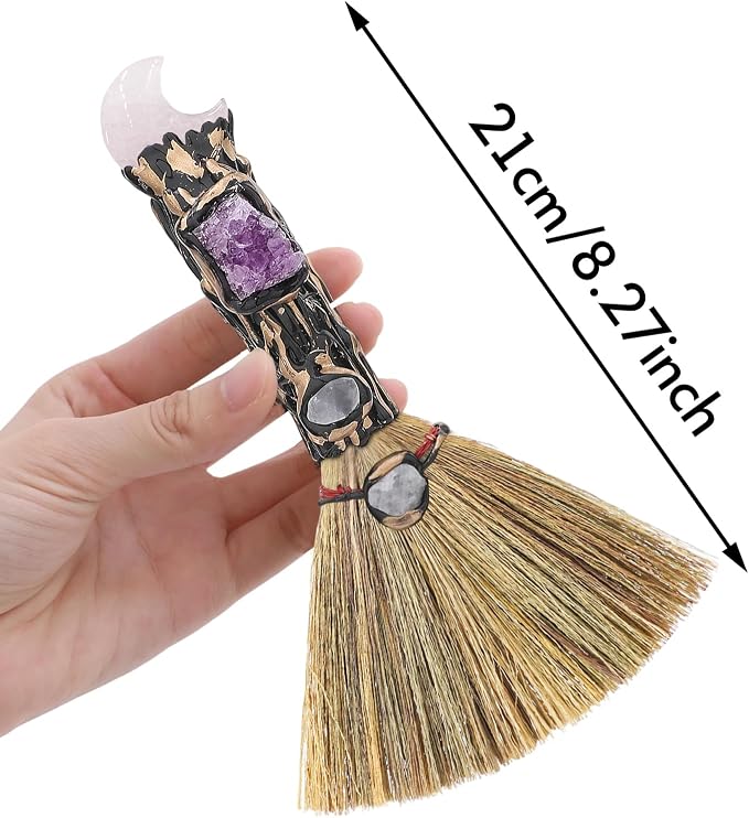 Rose Quartz Witch Broom - Image 5