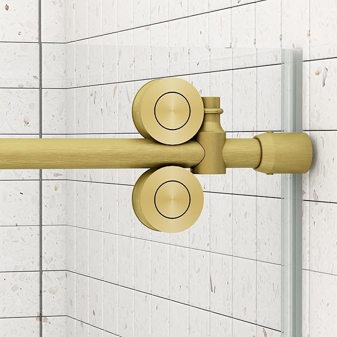 Sunrosa 60" W x 60" H Frameless Tub Shower Door, Sliding Tub Door - Image 2