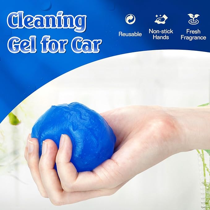 4 Pack Cleaning Gel, Car Putty Slime, Universal Auto Detailing Tools, Car - Image 3