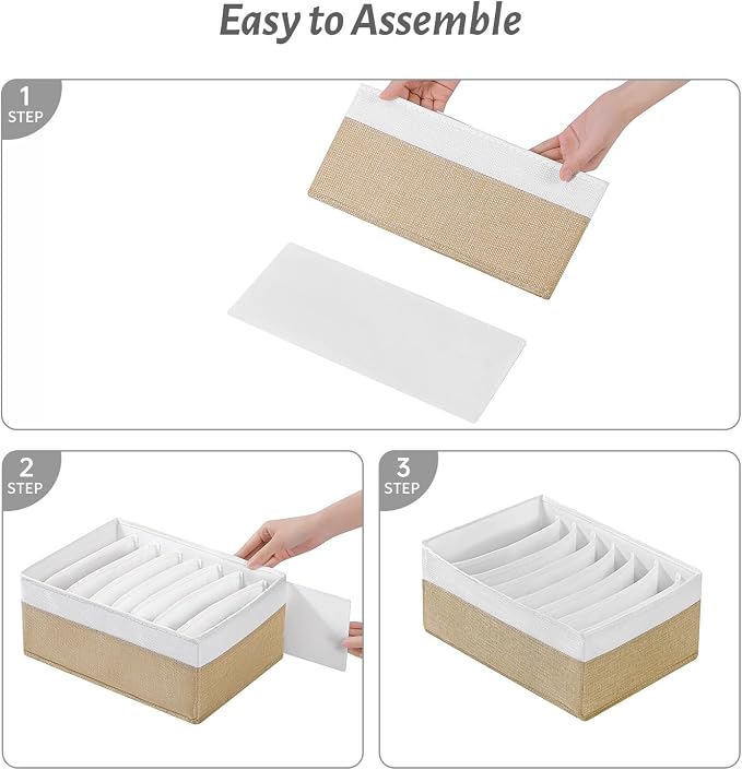 4 Packs T-shirt Drawer Organizers - Image 6