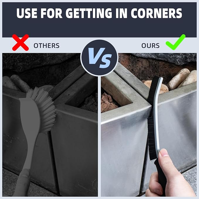 Hard Bristle Crevice Cleaning Brush - Image 4