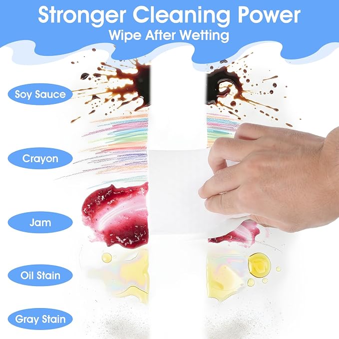 JIEYAO Magic Cleaning Sponge Eraser Sheet, Thin Nano Cleaner Pads Eraser Wipes - Image 3