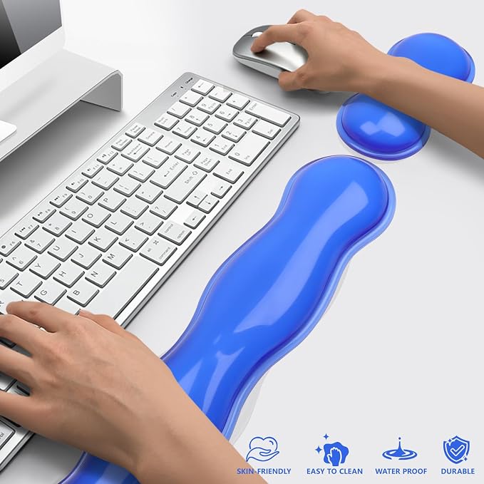 Gel Keyboard and Mouse Wrist Rest, Cute Wrist Support and Arm Support Keyboard - Image 5
