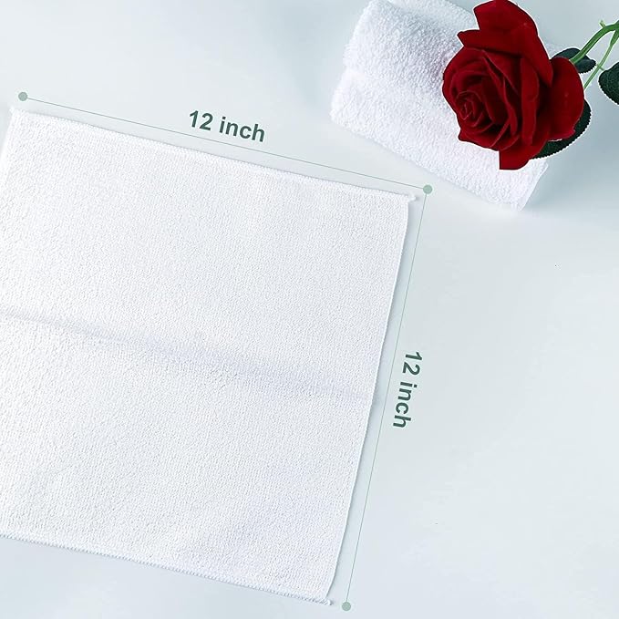 Orighty Microfiber Washcloths Bulk Towels Set 100 Pack, Highly Absorbent and - Image 3