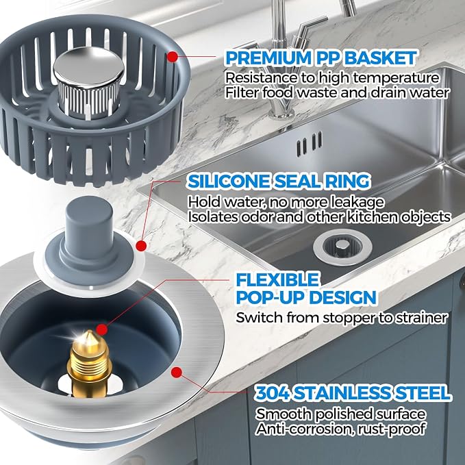 Kitchen Sink Drain Strainer - Image 5